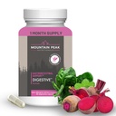 Mountain Peak Nutritionals Enzymes et probiotiques digestifs pour la santé des Guts et le soulagement des ballonnements - Supplément de digestion avancé avec mélange probiotique 12-Strain et HCl bétaïne (90 capsules végétariennes)