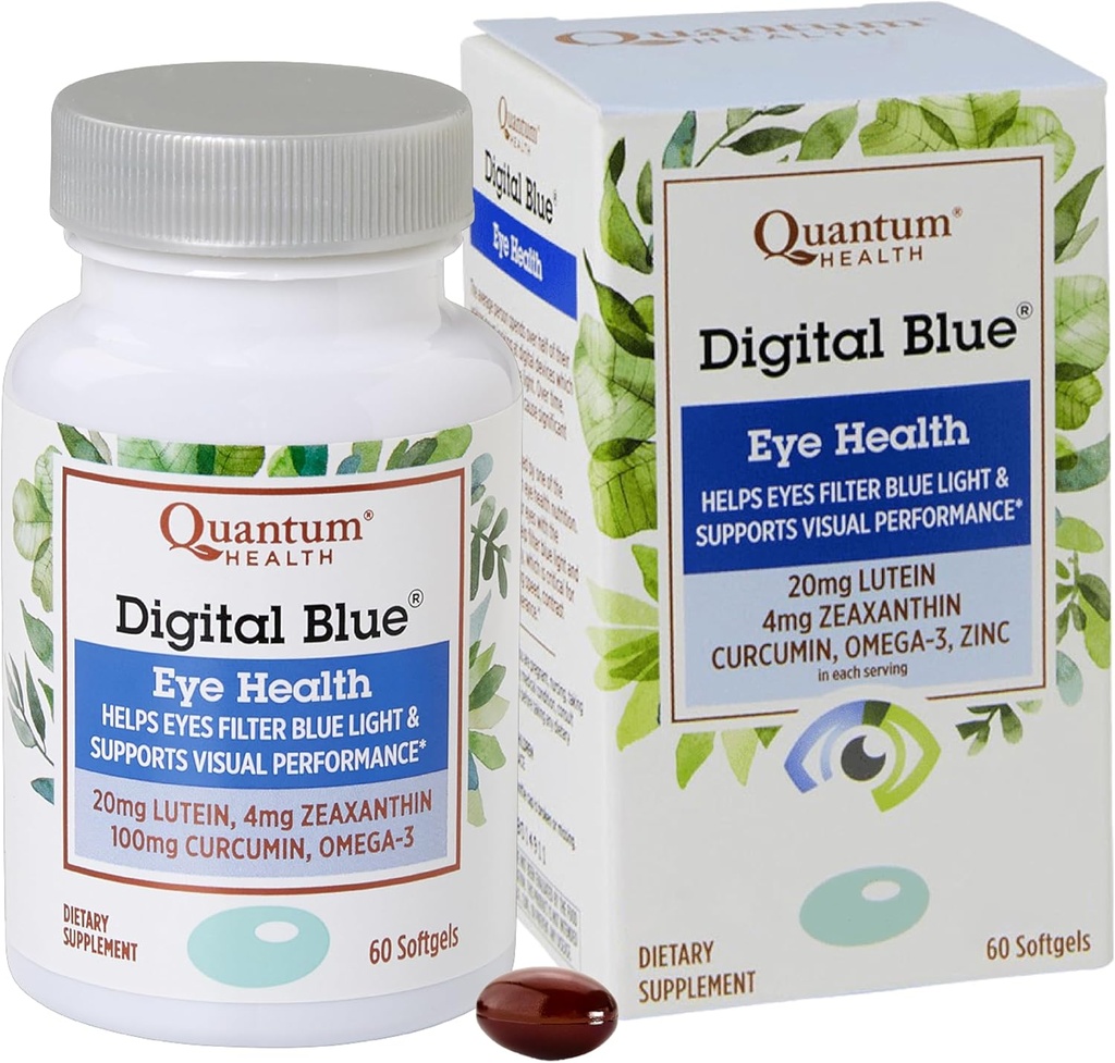 Quantum Health Digital Blue Eye Health, 60 Softgels
