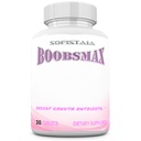 BOOBSMAX Natural Bust Enhancement – Augmenter les gains mammaires – Grossir le sein et les courbes plus fermes – Diminuer l'écart. 30 comprimés