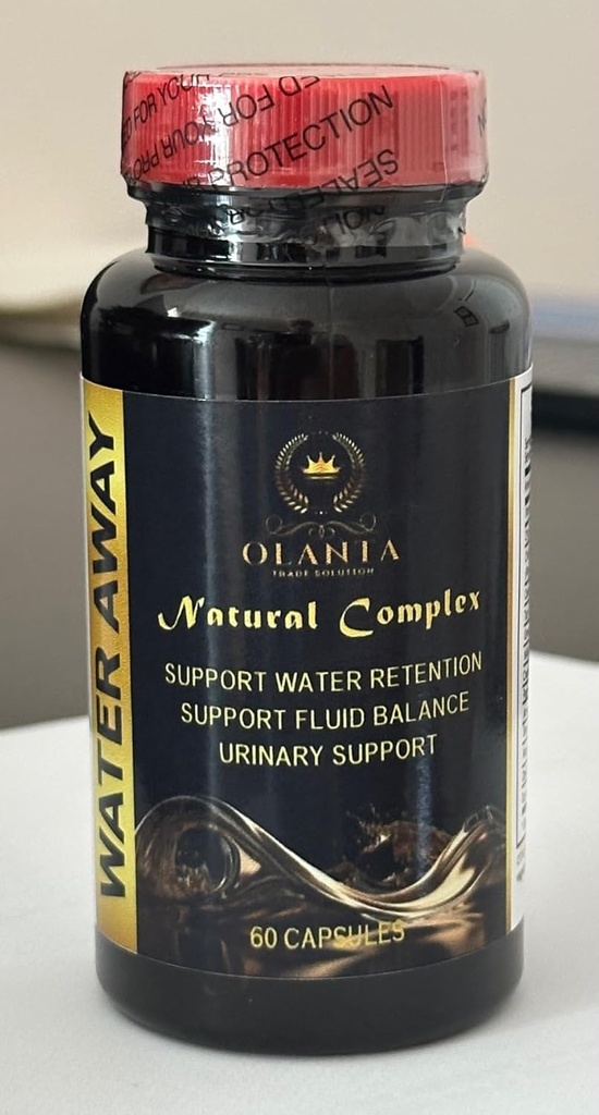 Water Away Complex - Natural diuretics for Water Retention, Natural Water Away Pills, Water Pills Vitamins, Boost Immunity, Water Loss Pills - 1 Bottle