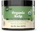 Supplément en poudre de Kelp biologique - en vrac cru, sec, pur en poudre d'algues de mer de Kelp 8oz 75 Servant la thyroïde, l'iode et la digestion