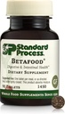Standard Processus Betafood - Soutient la digestion et la fonction intestinale avec les betteraves - Aide un coeur et un foie en santé - Sans gluten, sans lait et sans soie - 90 comprimés (90 portions)
