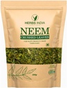 Feuilles de neem broyées (pas de poudre), bon pour faire du thé frais de Neem Leaf 300 Grams (10,6 Oz), suppléments à base de plantes - HerbesInde