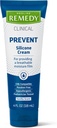 Medline Remedy Crème de silicone clinique (4 oz de tube), 12 Compte, parfum de vanille, film respirant, apaisant, hydratant, nourrissant, soin de la peau hydratante, pour peau craquée, chabotée, sensible