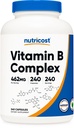 Nutricost Complexe de vitamine B 462mg, 240 Capsules - avec vitamine C - Complexe énergétique