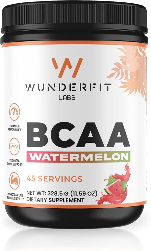 BCAA (Watermelon), Powder, 45 Servings