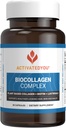 ActivatedYou BioCollagen complexe à base végétale pour les femmes et les hommes - Conçu pour promouvoir la fermeté de la peau, la force musculaire et le volume des cheveux, 2 capsules quotidiennes soutient l'apparence juvénile et la mobilité articulaire