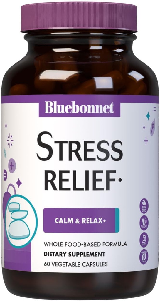 Bluebonnet Nutrition Cibled Choice Stress Relief, 60 CT