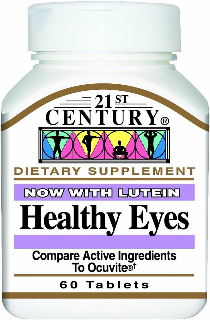 21st Century Healthy Eyes Tablets, 60 Count (Pack of 2)
