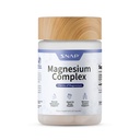 Suppléments Snap 3-en-1 Supplément complexe de magnésium, Bisglycinate de magnésium, Oxyde, Citrate, Complexe triple de magnésium, 60 Capsules