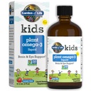 Jardin de la vie Les enfants plantent Omega-3 liquide, fraise - Vegan Cerveau & Eye Support pour les enfants, à base de plantes Omega 3 ALA, DHA & EPA Supplément pour les enfants, sans sucre et non-OGM - 2 fl oz liquide