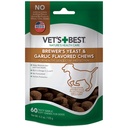 Meilleurs Brewers de Vet Chews de levure et d'ail, Omega 3 pour chiens Healthy Peau & Coat Protection pour chiens, chien formulé avec la posologie recommandée vétérinaire, suppléments d'ail, 60 ct