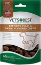 Meilleurs Brewers de Vet Chews de levure et d'ail, Omega 3 pour chiens Healthy Peau & Coat Protection pour chiens, chien formulé avec la posologie recommandée vétérinaire, suppléments d'ail, 60 ct