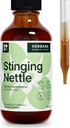 Stinging Nettle Leaf and Root 2 fl oz Liquid Extract - Soutien à l'urine et au rein naturels pour l'homme et la femme - Urtica Dioica biologique - Supplément à base de plantes de haute puissance - Approvisionnement de 45 jours