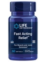 Life Extension Relief à action rapide, Graines de sésame noir, Turmeric, Boswellia, Supplément de soutien articulaire, Relief rapide pour l'inconfort des os, des articulations et des muscles, Sans gluten, Non-OGM, 60 softgels
