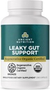 Complément de santé Gut de la nutrition ancienne, Capsules de Gut certifié biologique régénérative, formule avec la Mane de Lion, Racine de réglisse fermentée et Spearmint, Sans gluten, Paléo et Keto Friendly, 90
