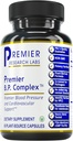 Premier Research Labs Premier Complexe BP - Suppléments de santé cardiaque, formule BP, supplément d'allicine à l'ail, pilules de soutien à base de plantes naturelles avec Reishi & Cayenne Pepper - 60 capsules végétariennes