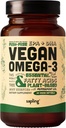 Supplément Vegan Omega 3 - Acide gras à base végétale DHA et EPA - Carrageenan Free, alternative à l'huile de poisson, soutient le cœur, le cerveau, la santé articulaire - Algae source durable - 60 Softgels