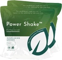 Purium Power Shake - Non aromatisé - 1065 grammes - Poudre de rechange de repas végétalien, protéines, vitamines et minéraux - certifié USDA biologique, sans gluten, casher - 30 portions