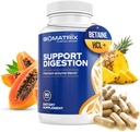 Digestive Enzymes Supplement (90 Capsules) Support Digestion - with Purified Bile, Pancreatin, Plant Enzymes, Ox Bile, Betaine HCL, Support Digestion of Fats Carbohydrates and Proteins