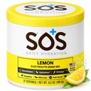 SOS Hydratation Mélange de poudre d'électrolyte en vrac 31 portions – Sucre faible 15 calories Keto-friendly et réhydratation rapide