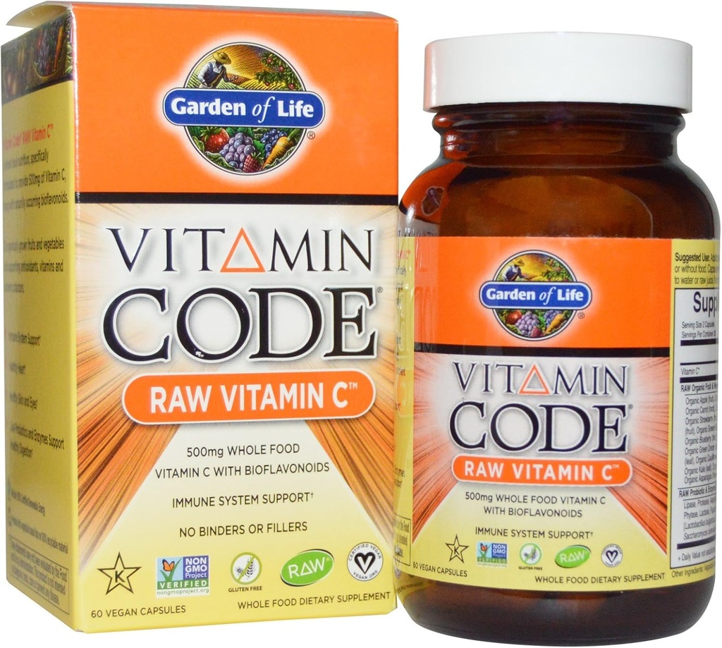 Vitamine de jardin Code C cru - 60 Capsules