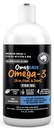 Huile de poisson Omegease pour les chiens et les chats - plus fine pour les animaux de compagnie Omega 3 pour les chats et les chiens - Supplément pour la peau et le manteau, démangeaisons, mouillage, articulations et santé immunitaire - 100% huile de poisson Omega pur avec EPA et DHA (16 oz)
