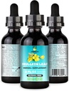 Extrait de feuille de Mullein à base de plantes d'Undelio - Teinture organique et sans alcool pour le soutien respiratoire, pulmonaire, le sommeil et digestif - Non-OGM, végétalien - 2 fl. Oz pour Immune Health & Lung Detox