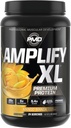 PMD Sports Amplify XL Premium Whey Protein Supplement Hydro Greens Blend - Glutamine et Whey Protein Matrix avec Superfood pour les muscles, la force et la récupération - Mangue Mania (24 portions)