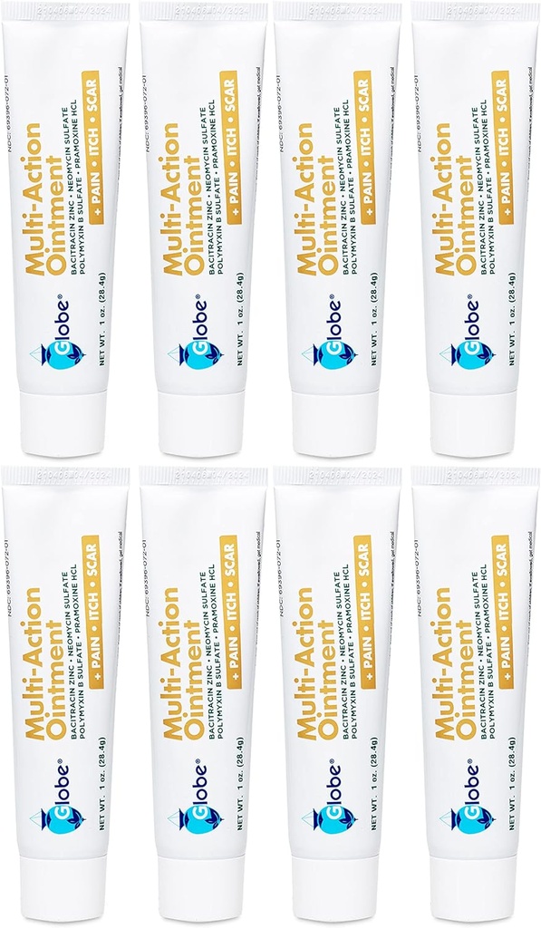 Ponction multi-action Globe d'antibiotiques anti-douleurs, anti-démangeaisons, et minimizer de la cicatrice.