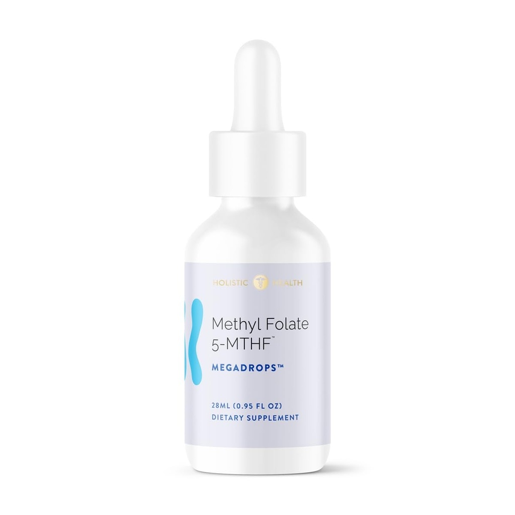 Folate de méthyle 5-MTHF Mega DropsTM 28ML (.95 FL oz)