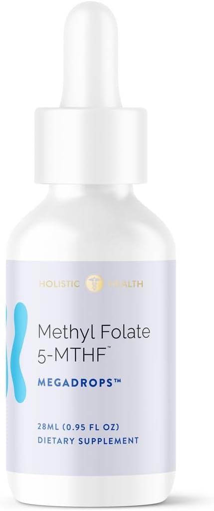 Folate de méthyle 5-MTHF Mega DropsTM 28ML (.95 FL oz)
