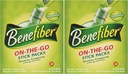 Bâton Benefiber Supplément en fibre, sans goût, Dissolve complètement 28-4g(0,14oz) 2PACK TOTAL 56 STICKS