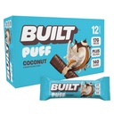 Built Bar, Puff Protein Bars, Coconut Puff, 17g Protein Snacks, On-The-Go Bars, Only 140 Calories, 6g Sugar, Collagen, Gluten Free, 12 Count