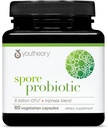 Yothéorie Spore Probiotique - 6 milliards UFC - Supplément digestif probiotique* - Résistes Ventilation de l'acide estomac* - Sans lait, sans gluten et sans soja - 60 capsules végétariennes