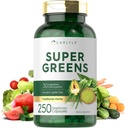 Carlyle Super Greens Capsules | 250 Count | Non-GMO & Gluten Free Supplement