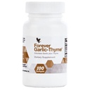 Pour toujours vivre - Pour toujours Ail-Thyme - Support cardiovasculaire et immunitaire avec 10mg Extrait d'ail et 50mg Poudre de feuille de thym - Softgel sans odeur, sans gluten - 100 Softgels