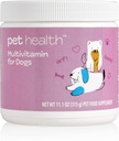 Formule multivitamine pour la santé des animaux pour chiens, favorise la peau et le manteau sains, la croissance saine, les os forts et les dents, soutient le système immunitaire, Market America (90 portions)