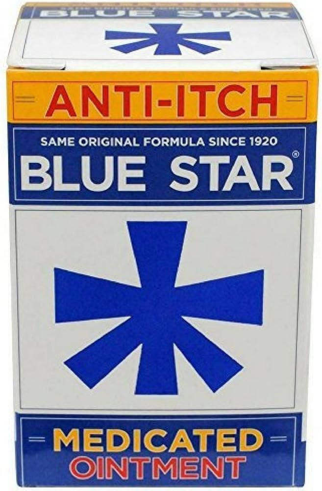 Blue Star Anti-Itch Oint médicamenté 2 oz (paquet de 9)