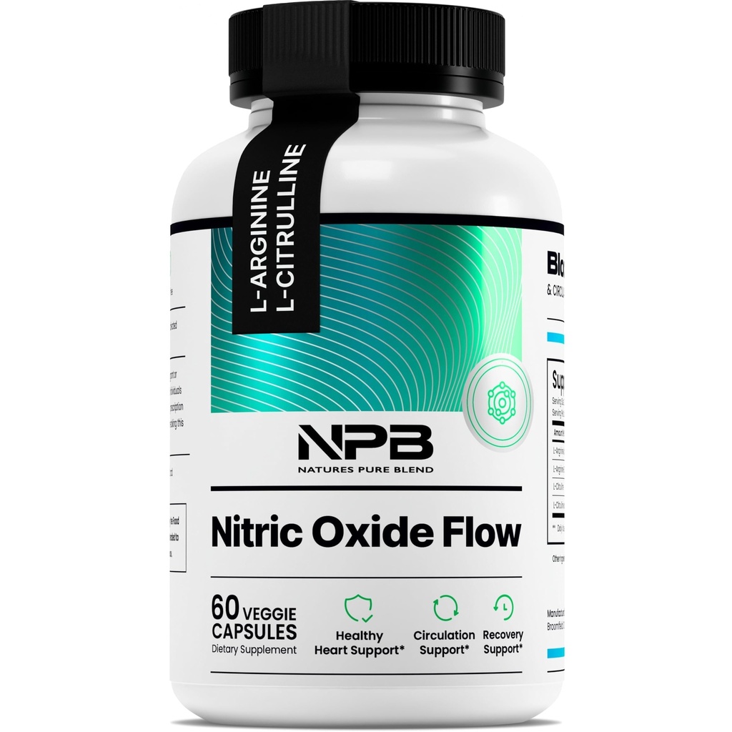 Suppléments d'oxyde nitrique pour hommes – L-Arginine L-Citrulline – Booster de soutien cardiaque et de circulation – 1500MG L Arginine et L Citrulline, Pré-entraînement, Bodybuilding