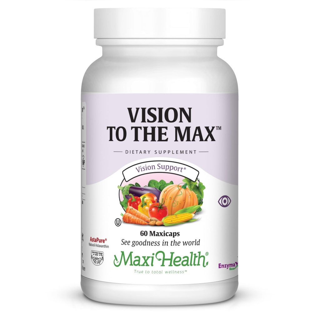 Maxi Vision aux capsules de soutien de la vision complète Max, 60 comtes