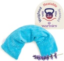warmies Hot-Pak, Microwavable Neck Wrap - Heating & Cooling Plush Pad for Calming Relaxation - Weighted & Heated Neck Warmer with Scented Lavender - Microwave Heat Pad for Aches & Pain - Blue