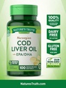 Nature's Truth Supplément alimentaire à l'huile de foie de morue norvégienne - 100 Softgels, pack de 6