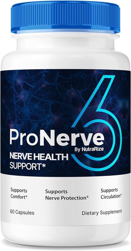 NutraRize ProNerve6 Neuropathie, ProNerve 6 Supplément de soutien Nerve, Pro Nerve 6 Capsules, ProNerve6 Pastillas Reviews (60 Capsules)