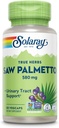 Solaray Saw Palmetto Berry 580 mg, soutien de la prostate et du piège urinaire des acides gras et des stérols végétaux pour les hommes et les femmes, non OGM, végétalien et laboratoire vérifié, 50 VegCaps, 50 portions