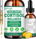 Cortisol Supplements for Women & Men, 16-in-1 Cortisol Reducer Detox Manager w. Magnesium, Ksm-66 Ashwagandha, L-Theanine, Rhodiola, Phosphatidylserine for Lower Cortisol, Recess Mood, Focus Support
