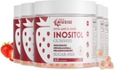 Inositol Gummies, Supplément Inositol avec Myo-Inositol et D-Chiro Inositol + Vitamine D3, Idéal rapport 40:1, avec Magnésium Glycinate 400mg, soutient le cycle régulier pour les femmes, Vegan, 5 Pack