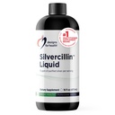 Designs pour la santé - Silvercillin liquide, 15ppm forme non-toxic d'argent - non-OGM GI + supplément de soutien immunitaire (95 portions / 16oz)