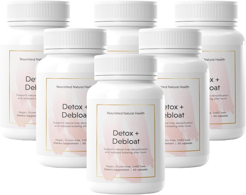 Détox Santé Naturelle Nourri + Debloat - Lait Thistle & Dandelion Supplément végétalien pour les femmes - Bloating Relief & Digestion Support - 360 Capsules